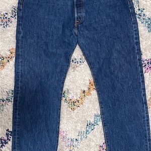 Levi's Men's  501 Straight Blue Jeans